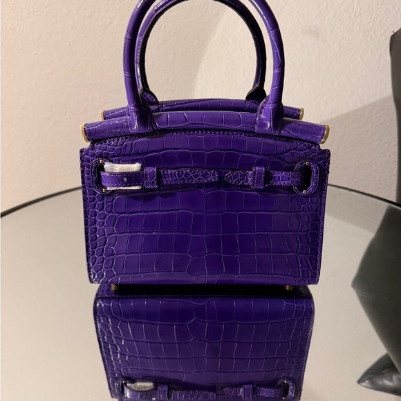 Ralph Lauren Vibrant Purple Mini Bag - Picture 4 of 5